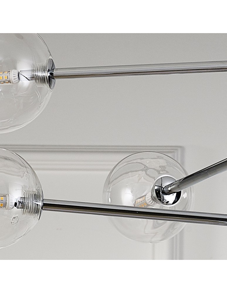 Step into Design Lampa wisząca SOLA chrom 75 cm