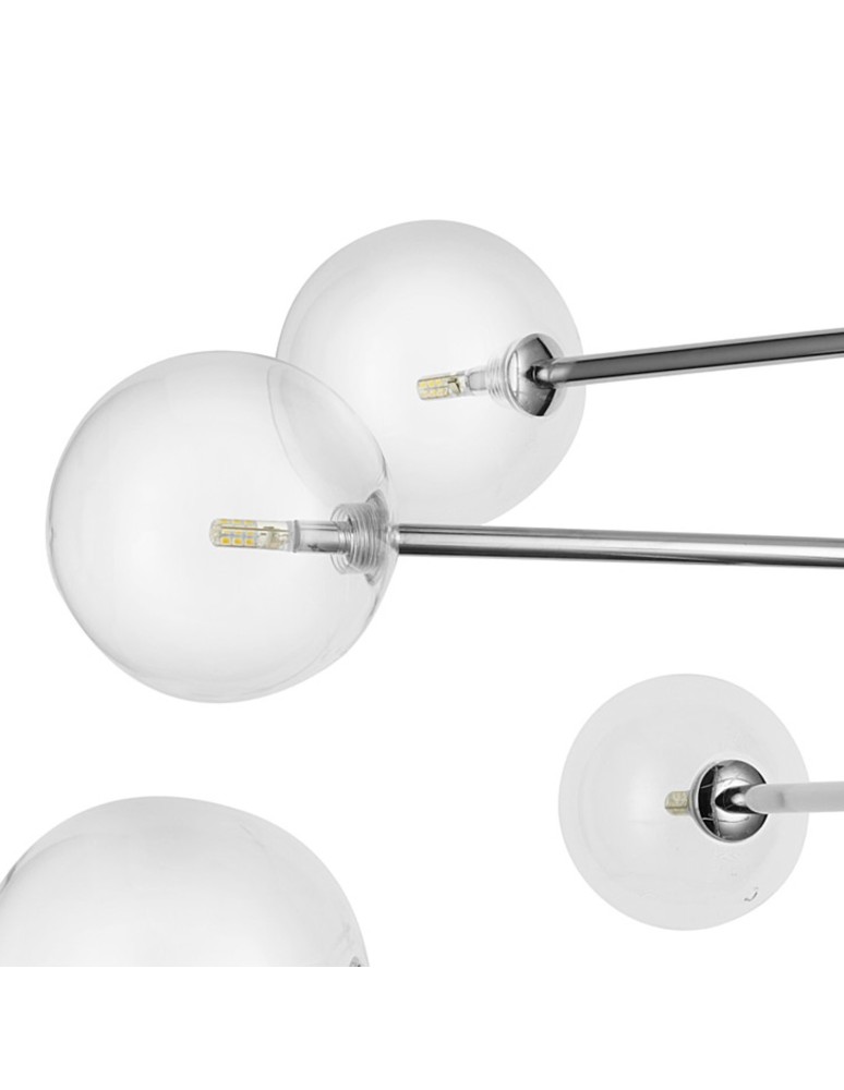 Step into Design Lampa wisząca SOLA chrom 75 cm