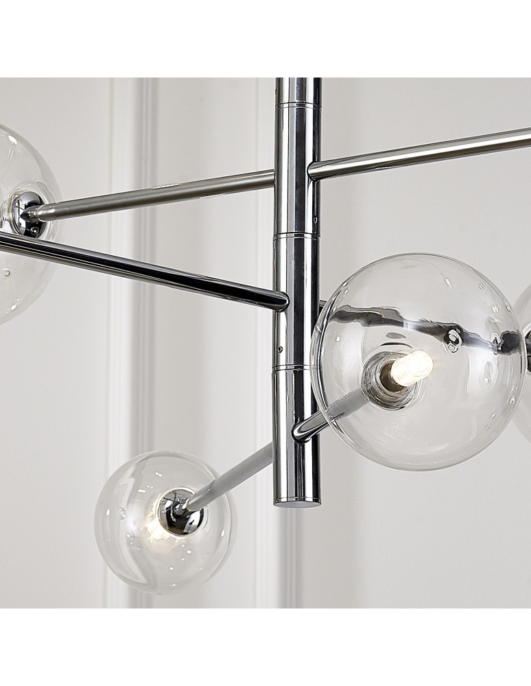 Step into Design Lampa wisząca SOLA chrom 75 cm