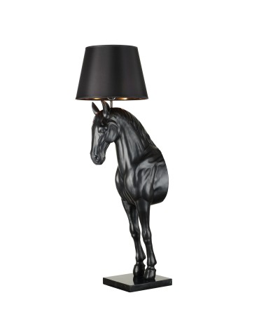 Step into Design Lampa podłogowa KOŃ L czarna