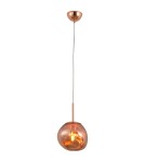 Step into Design Lampa wisząca GLAM S 18 cm miedziana Step into Design Lampa wisząca GLAM S 18 cm miedziana