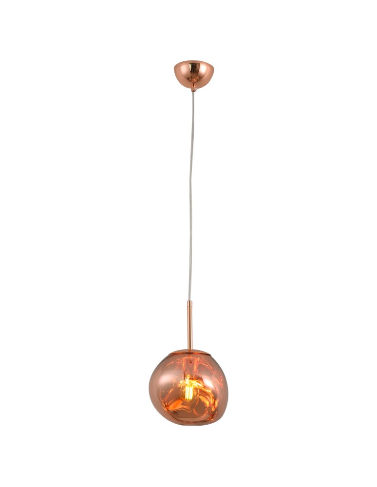 Step into Design Lampa wisząca GLAM S 18 cm miedziana Step into Design Lampa wisząca GLAM S 18 cm miedziana