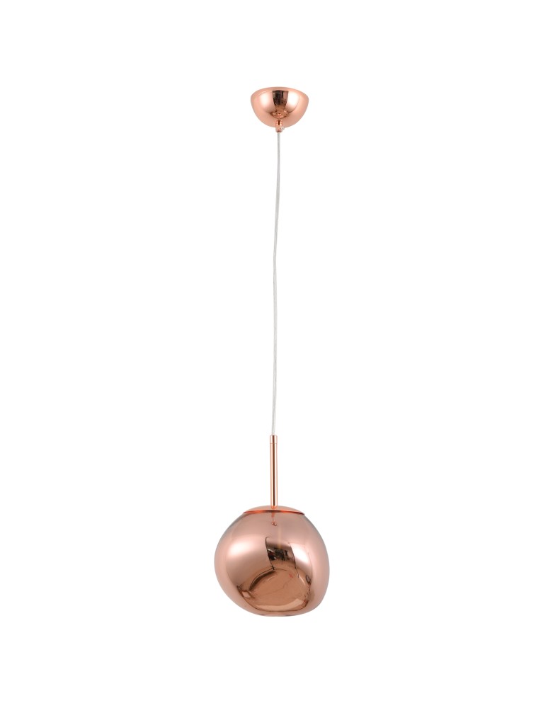 Step into Design Lampa wisząca GLAM S 18 cm miedziana Step into Design Lampa wisząca GLAM S 18 cm miedziana