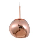 Step into Design Lampa wisząca GLAM S 18 cm miedziana Step into Design Lampa wisząca GLAM S 18 cm miedziana