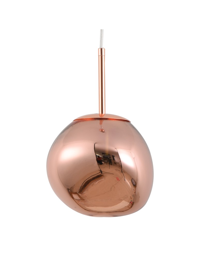 Step into Design Lampa wisząca GLAM S 18 cm miedziana Step into Design Lampa wisząca GLAM S 18 cm miedziana