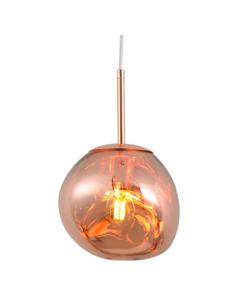 Step into Design Lampa wisząca GLAM S 18 cm miedziana Step into Design Lampa wisząca GLAM S 18 cm miedziana