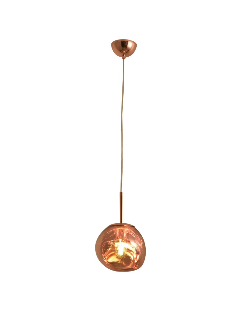 Step into Design Lampa wisząca GLAM S 18 cm miedziana Step into Design Lampa wisząca GLAM S 18 cm miedziana
