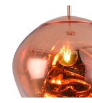 Step into Design Lampa wisząca GLAM S 18 cm miedziana Step into Design Lampa wisząca GLAM S 18 cm miedziana