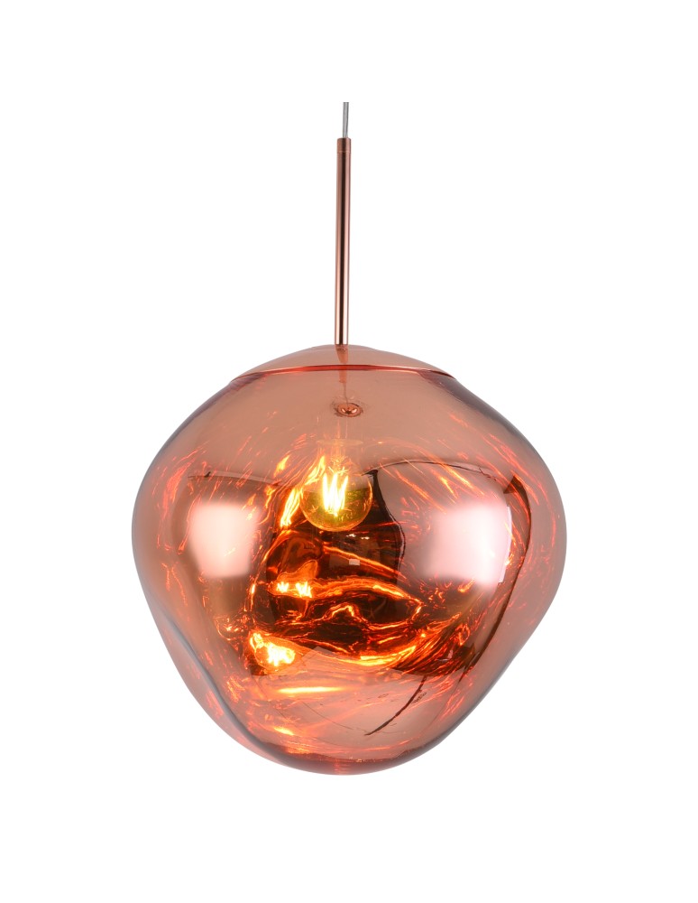 Step into Design Lampa wisząca GLAM L 38 cm miedziana