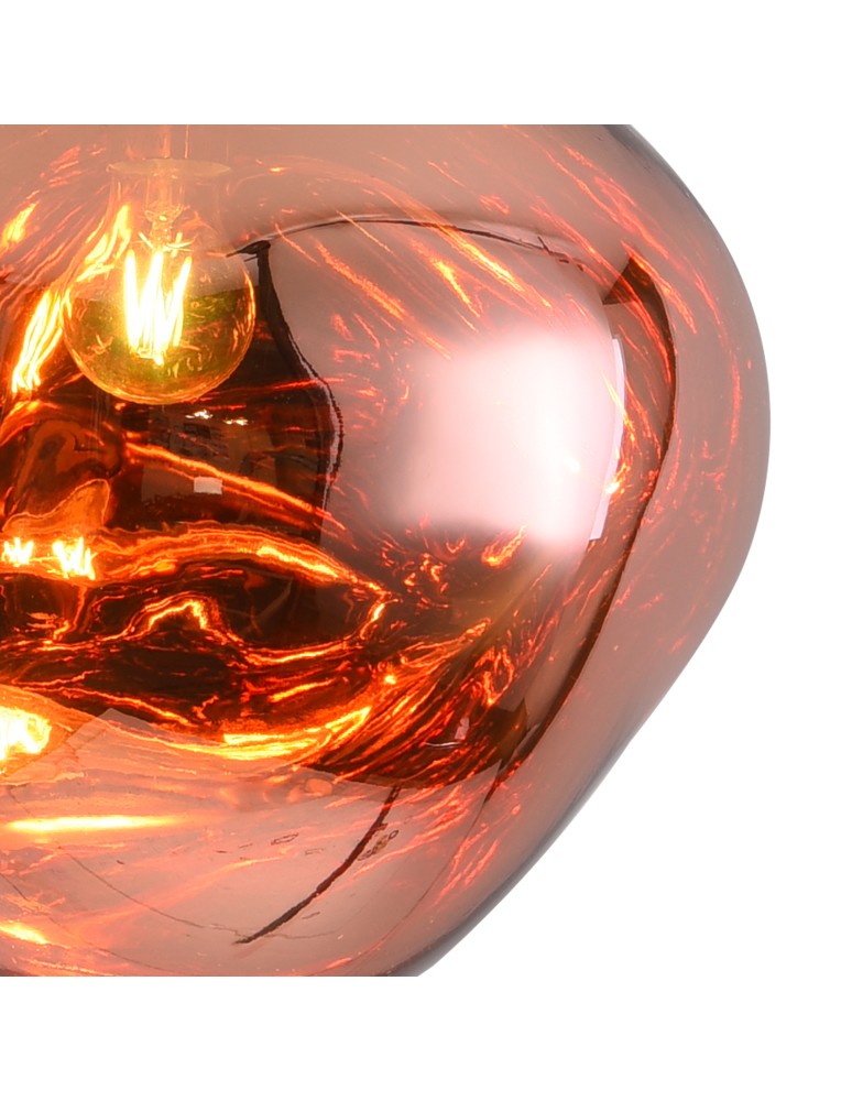 Step into Design Lampa wisząca GLAM L 38 cm miedziana