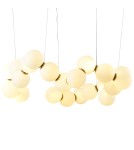 Lampy wiszące LED - Step into Design Lampa wisząca CORALLI-80 biało-mosiężna 80 cm              - product 5