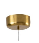Step into Design Lampa wisząca CORALLI-100 biało-mosiężna 100 cm Step into Design Lampa wisząca CORALLI-100 biało-mosiężna 100 cm