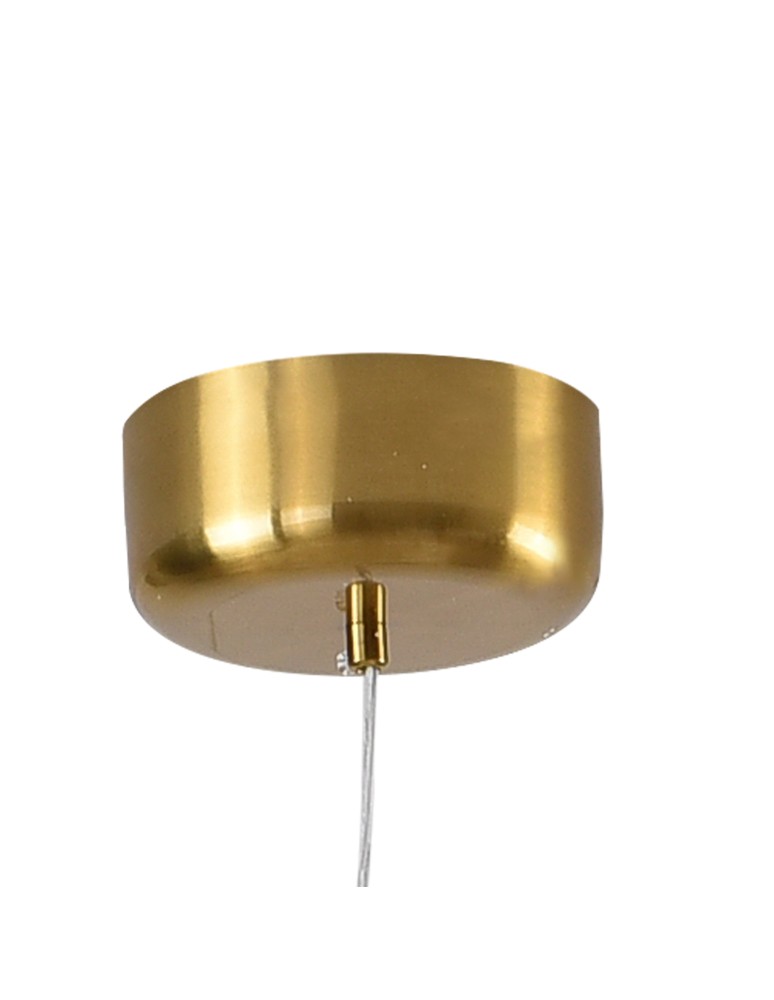 Step into Design Lampa wisząca CORALLI-100 biało-mosiężna 100 cm Step into Design Lampa wisząca CORALLI-100 biało-mosiężna 100 cm