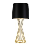 Step into Design Lampa stołowa FILO TABLE czarno - złota 85 cm Step into Design Lampa stołowa FILO TABLE czarno - złota 85 cm