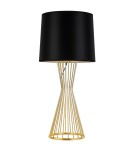 Step into Design Lampa stołowa FILO TABLE czarno - złota 85 cm Step into Design Lampa stołowa FILO TABLE czarno - złota 85 cm