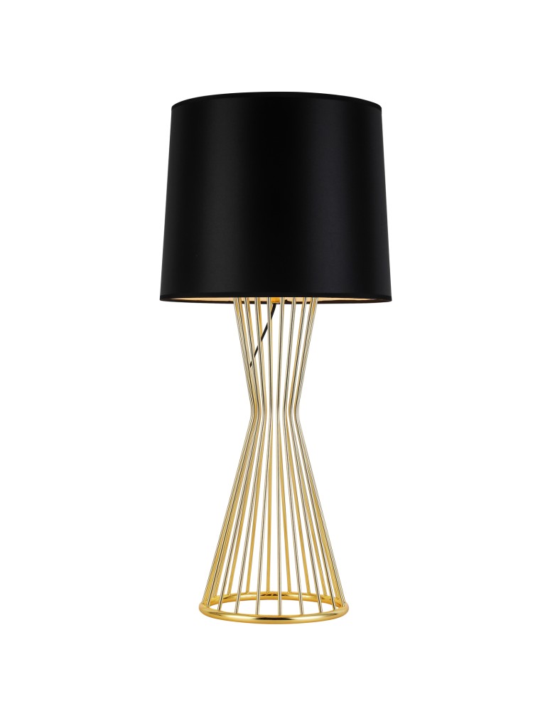 Step into Design Lampa stołowa FILO TABLE czarno - złota 85 cm Step into Design Lampa stołowa FILO TABLE czarno - złota 85 cm