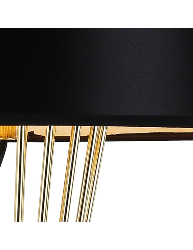 Step into Design Lampa stołowa FILO TABLE czarno - złota 85 cm Step into Design Lampa stołowa FILO TABLE czarno - złota 85 cm