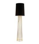 Step into Design Lampa podłogowa FILO-2 czarno - złota 156 cm Step into Design Lampa podłogowa FILO-2 czarno - złota 156 cm