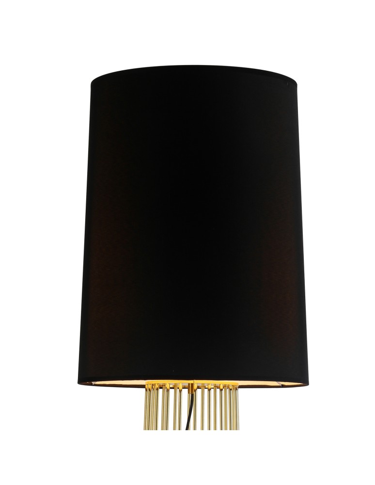 Step into Design Lampa podłogowa FILO-2 czarno - złota 156 cm Step into Design Lampa podłogowa FILO-2 czarno - złota 156 cm