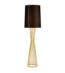 Step into Design Lampa podłogowa FILO-1 czarno - złota 145 cm Step into Design Lampa podłogowa FILO-1 czarno - złota 145 cm