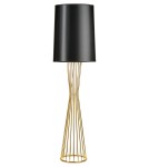 Step into Design Lampa podłogowa FILO-1 czarno - złota 145 cm Step into Design Lampa podłogowa FILO-1 czarno - złota 145 cm