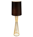Step into Design Lampa podłogowa FILO-1 czarno - złota 145 cm Step into Design Lampa podłogowa FILO-1 czarno - złota 145 cm