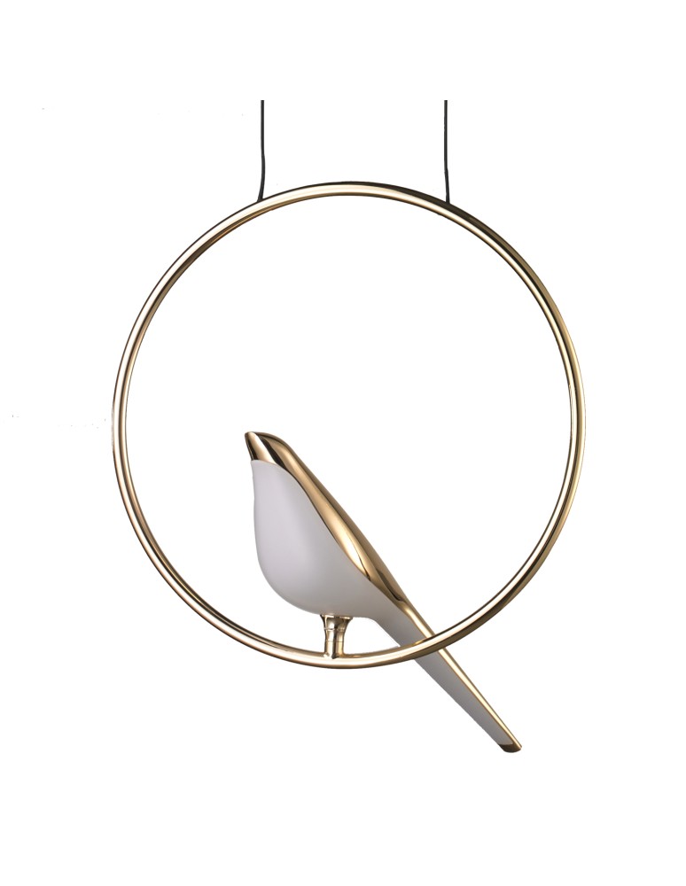 Step into Design Lampa wisząca TIT LED złota 35 cm Step into Design Lampa wisząca TIT LED złota 35 cm