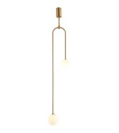 Step into Design Lampa wisząca LOOP złota 123 cm Step into Design Lampa wisząca LOOP złota 123 cm