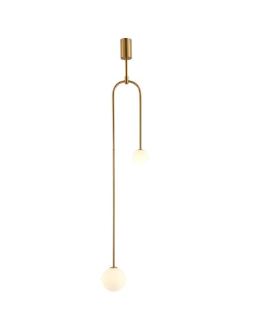 Step into Design Lampa wisząca LOOP złota 123 cm           - produkt 2