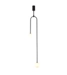 Step into Design Lampa wisząca LOOP czarna 123 cm Step into Design Lampa wisząca LOOP czarna 123 cm