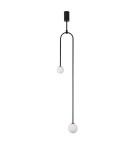 Step into Design Lampa wisząca LOOP czarna 123 cm Step into Design Lampa wisząca LOOP czarna 123 cm