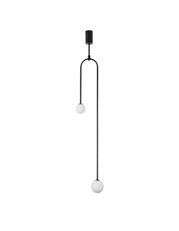 Step into Design Lampa wisząca LOOP czarna 123 cm           - produkt 2