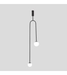 Step into Design Lampa wisząca LOOP czarna 123 cm Step into Design Lampa wisząca LOOP czarna 123 cm