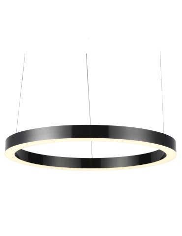 Step into Design Lampa wisząca CIRCLE 120 LED tytan szczotkowany 120 cm