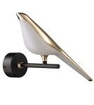 Step into Design Lampa ścienna TIT LED złoto-czarna 21 cm Step into Design Lampa ścienna TIT LED złoto-czarna 21 cm