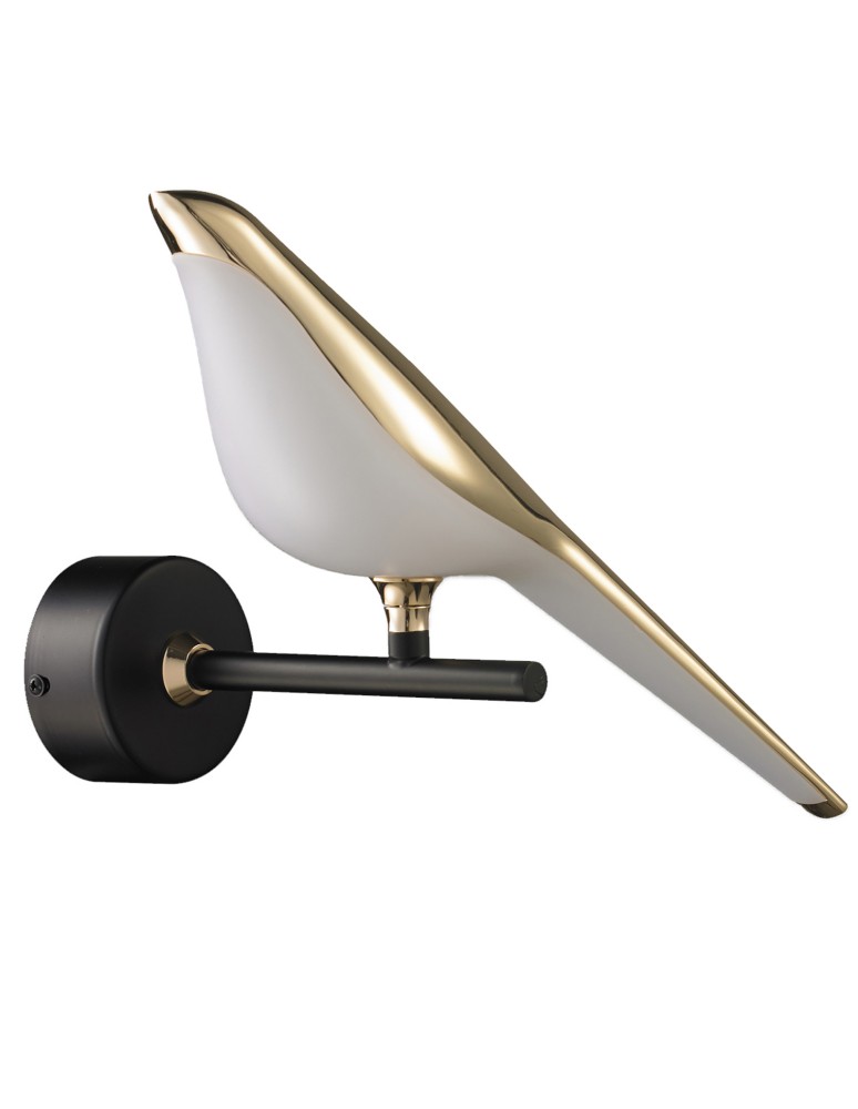 Step into Design Lampa ścienna TIT LED złoto-czarna 21 cm Step into Design Lampa ścienna TIT LED złoto-czarna 21 cm