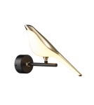 Step into Design Lampa ścienna TIT LED złoto-czarna 21 cm Step into Design Lampa ścienna TIT LED złoto-czarna 21 cm