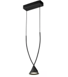 Lampy wiszące LED - Step into Design Lampa wisząca MIA LED czarna 15,5 cm            - product 2