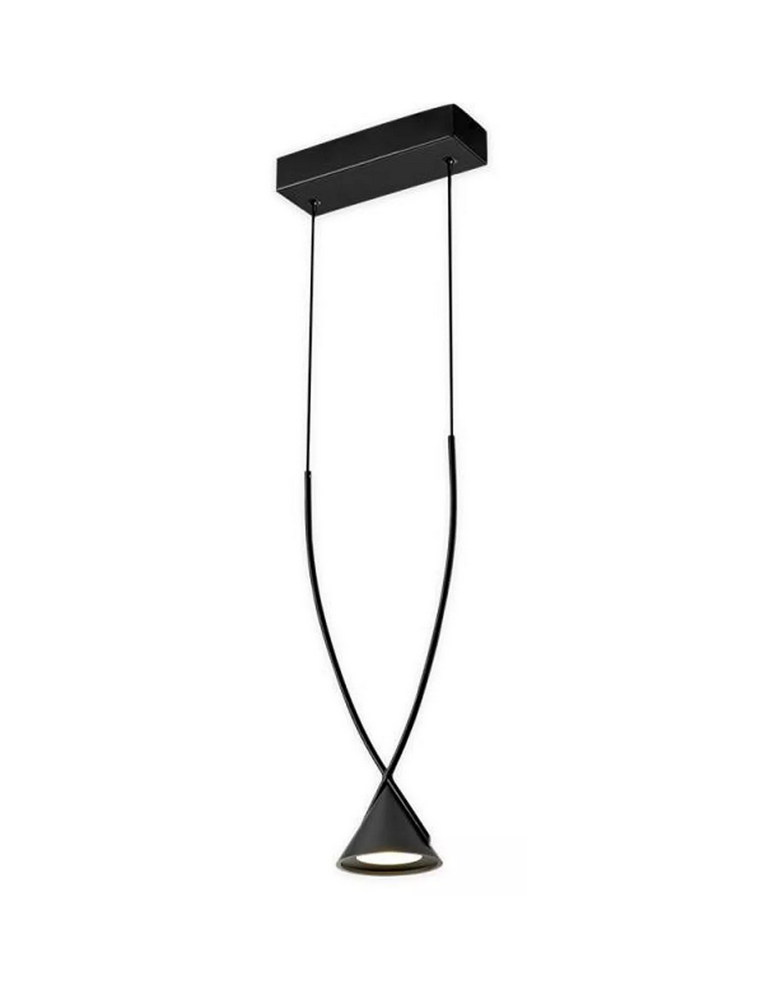 Step into Design Lampa wisząca MIA LED czarna 15,5 cm