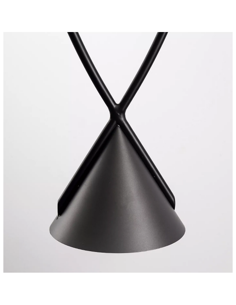 Step into Design Lampa wisząca MIA LED czarna 15,5 cm