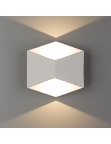 Nowodvorski TRIANGLES LED Zewnętrzna Ścienna Natynkowa Max moc 2x5W LED IP54 Biały 8143