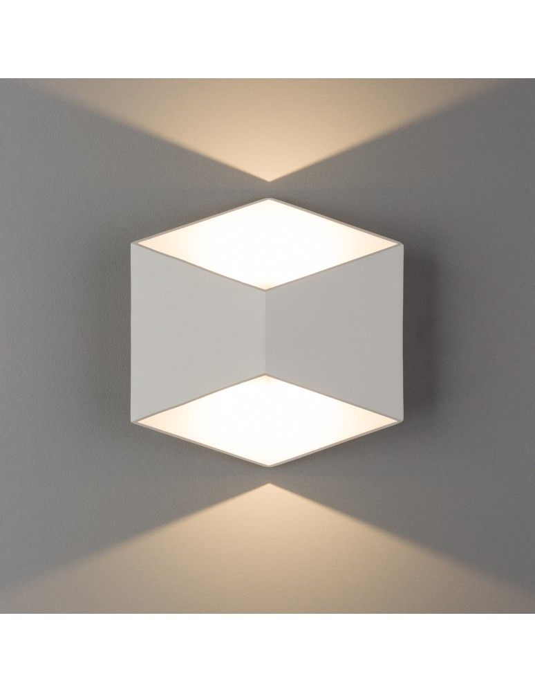 Nowodvorski TRIANGLES LED Zewnętrzna Ścienna Natynkowa Max moc 2x5W LED IP54 Biały 8143