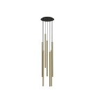 Lampy wiszące sople - Nowodvorski LASER 1000 Sufitowa Wisząca Max moc 10W only LED G9  Mosiądz 7668 - product 1
