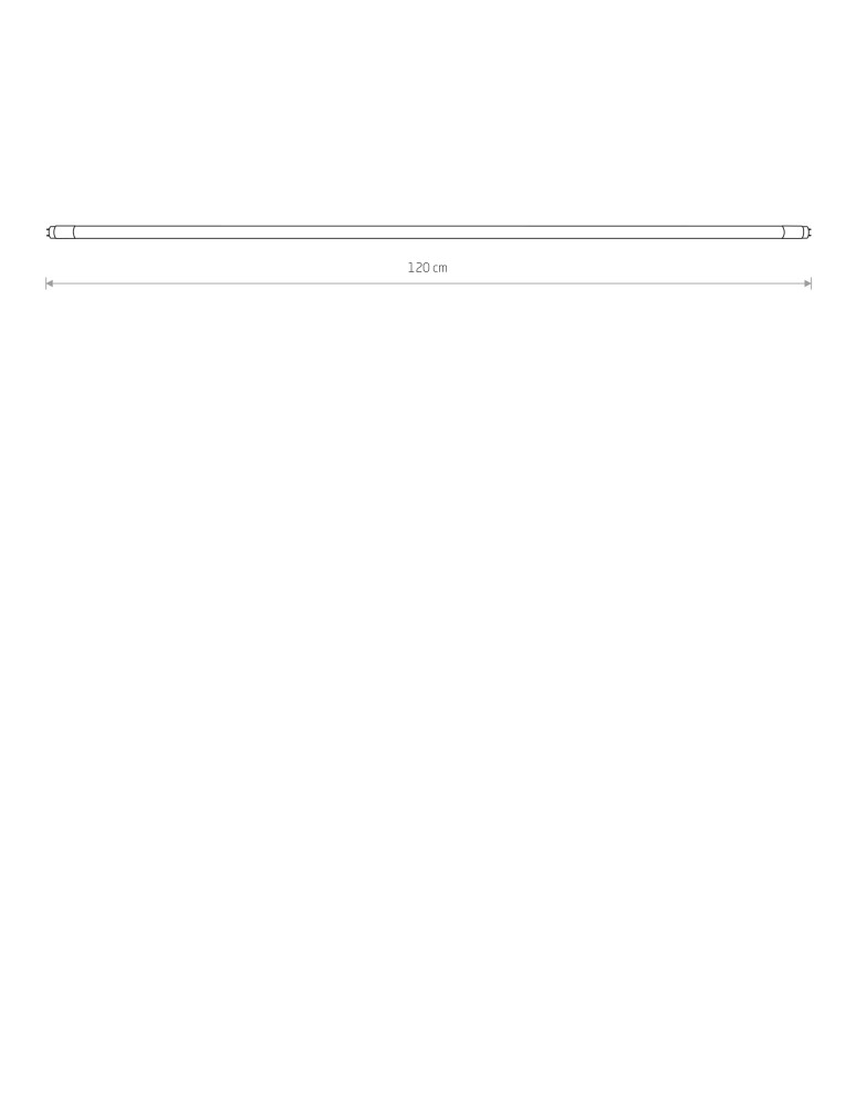 Świetlówka LED TUBE T8 - Nowodvorski TUBE LED T8, 22W Źródła światła i akcesoria Tuba LED T8 Max moc 22W LED 7502 - product kolory-swiatla.pl 2