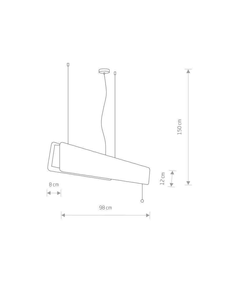 Nowodvorski OSLO LED 90 Sufitowa Wisząca Max moc 16W LED TUBE T8  Dębowy 7520 Nowodvorski OSLO LED 90 Sufitowa Wisząca Max moc 16W LED TUBE T8  Dębowy 7520