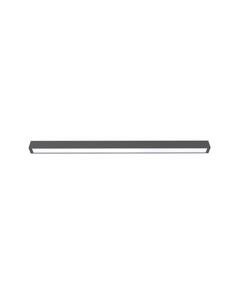 Nowodvorski STRAIGHT CEILING LED L Sufitowa Plafon Max moc 22W LED TUBE T8  Grafitowy 7551
