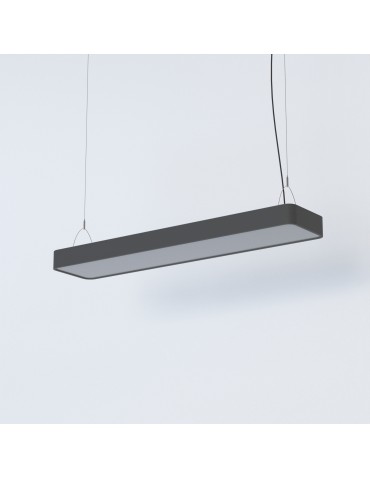 Nowodvorski SOFT LED 90X20 Sufitowa Wisząca Max moc 16W LED TUBE T8  Grafitowy 7532