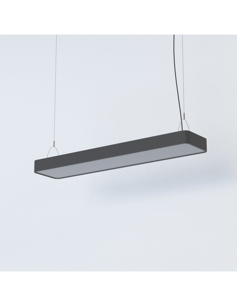 Nowodvorski SOFT LED 90X20 Sufitowa Wisząca Max moc 16W LED TUBE T8 Grafitowy 7532 Nowodvorski SOFT LED 90X20 Sufitowa Wisząca Max moc 16W LED TUBE T8 Grafitowy 7532