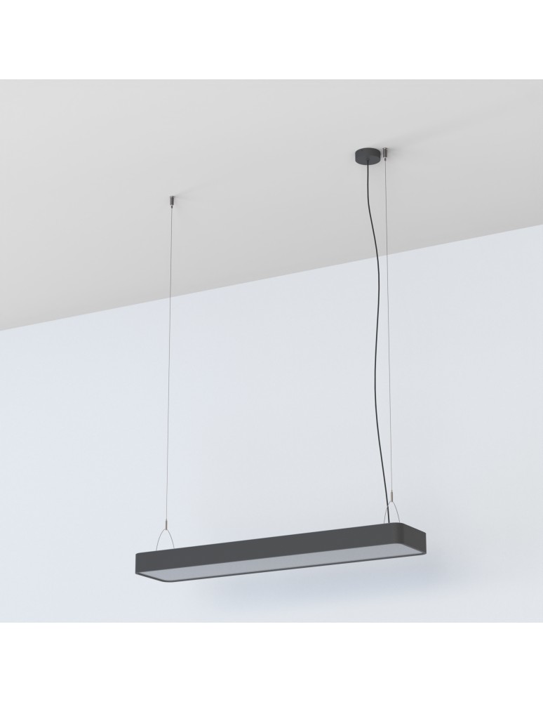 Nowodvorski SOFT LED 90X20 Sufitowa Wisząca Max moc 16W LED TUBE T8 Grafitowy 7532 Nowodvorski SOFT LED 90X20 Sufitowa Wisząca Max moc 16W LED TUBE T8 Grafitowy 7532