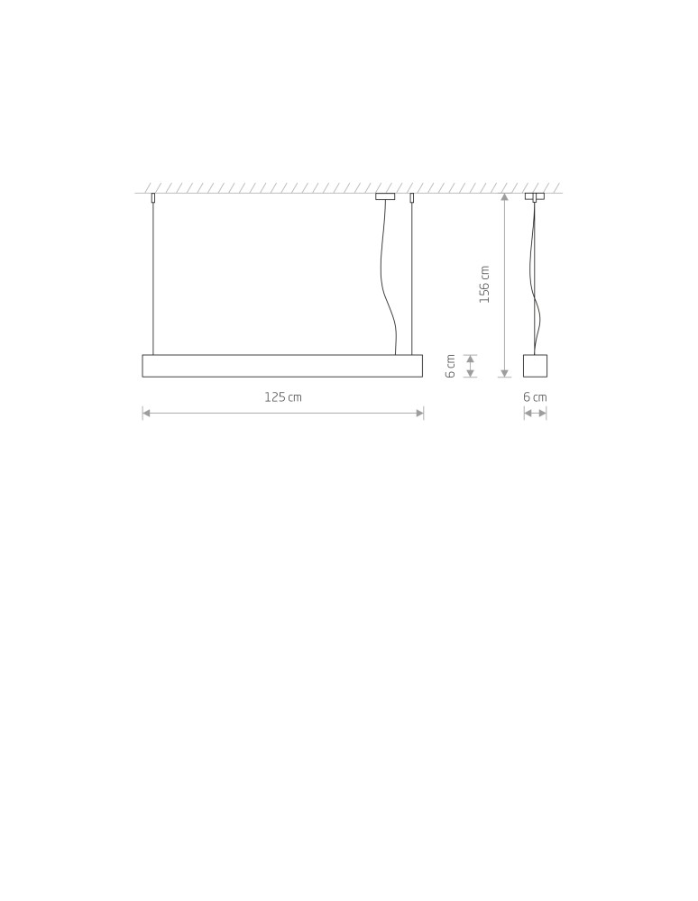 Nowodvorski SOFT LED 120X6 Sufitowa Wisząca Max moc 22W LED TUBE T8 Biały 7537 Nowodvorski SOFT LED 120X6 Sufitowa Wisząca Max moc 22W LED TUBE T8 Biały 7537